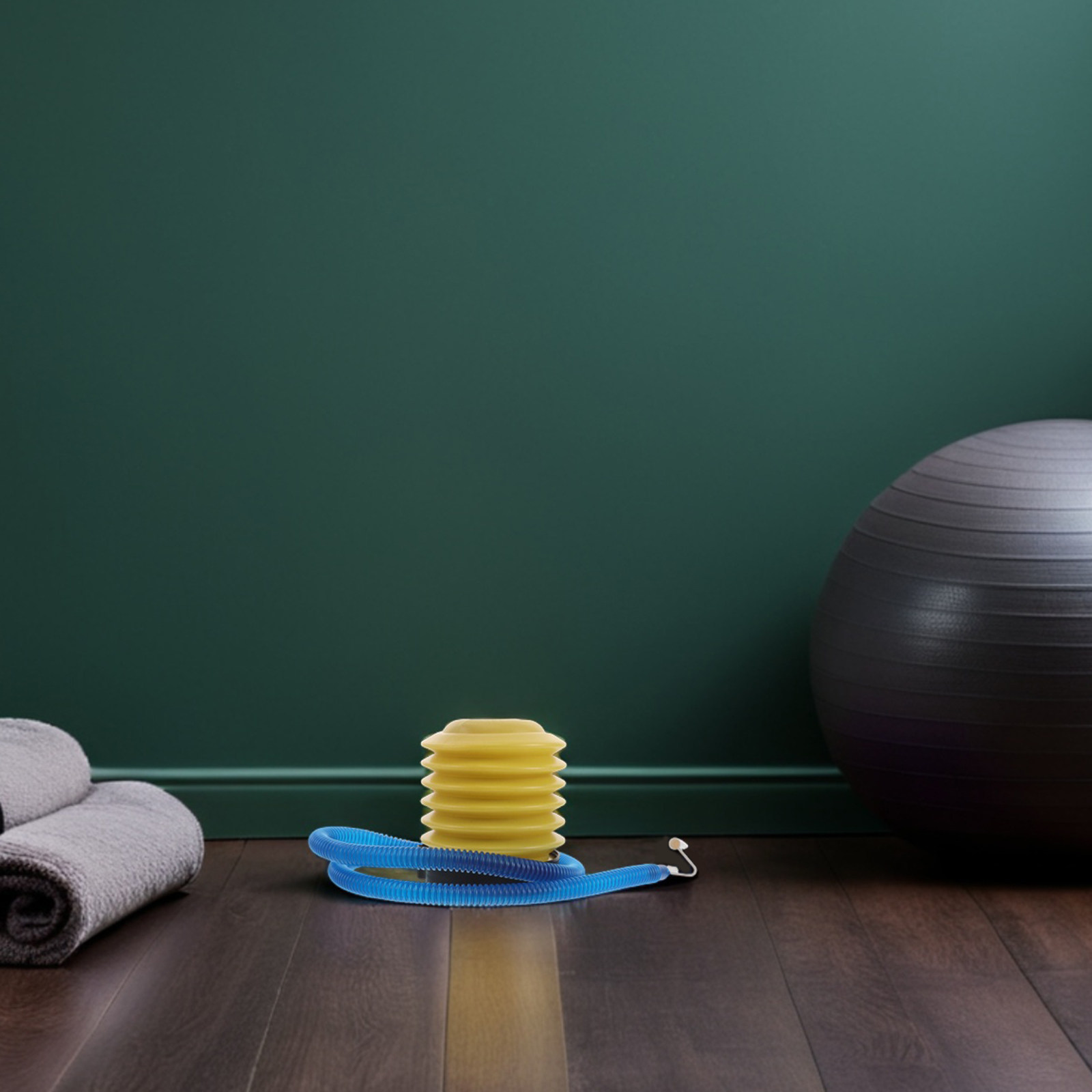 Pilates Yoga Exercises - 1Set Yoga Ball Pump Manual Foot