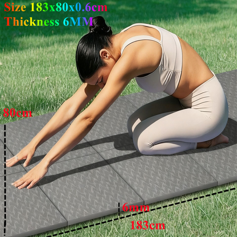 Fold Yoga Mat Anti-skid 1830×6 – Pilates Yoga Matte recenzja i cena