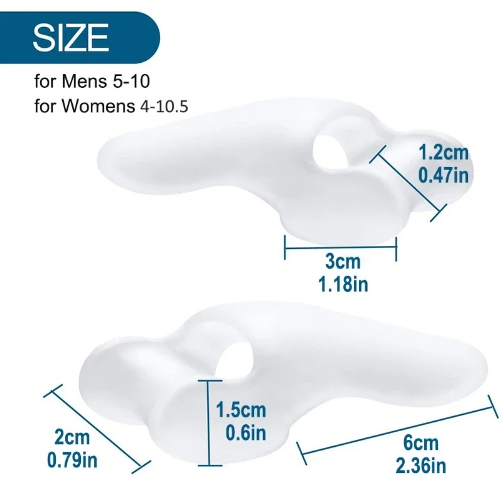 2PCS Silicone Gel Thumb Correc – Toe Separator Silicon recenzja i cena