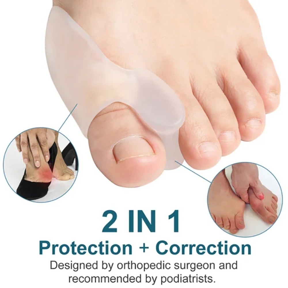 2PCS Silicone Gel Thumb Correc – Toe Separator Silicon recenzja i cena