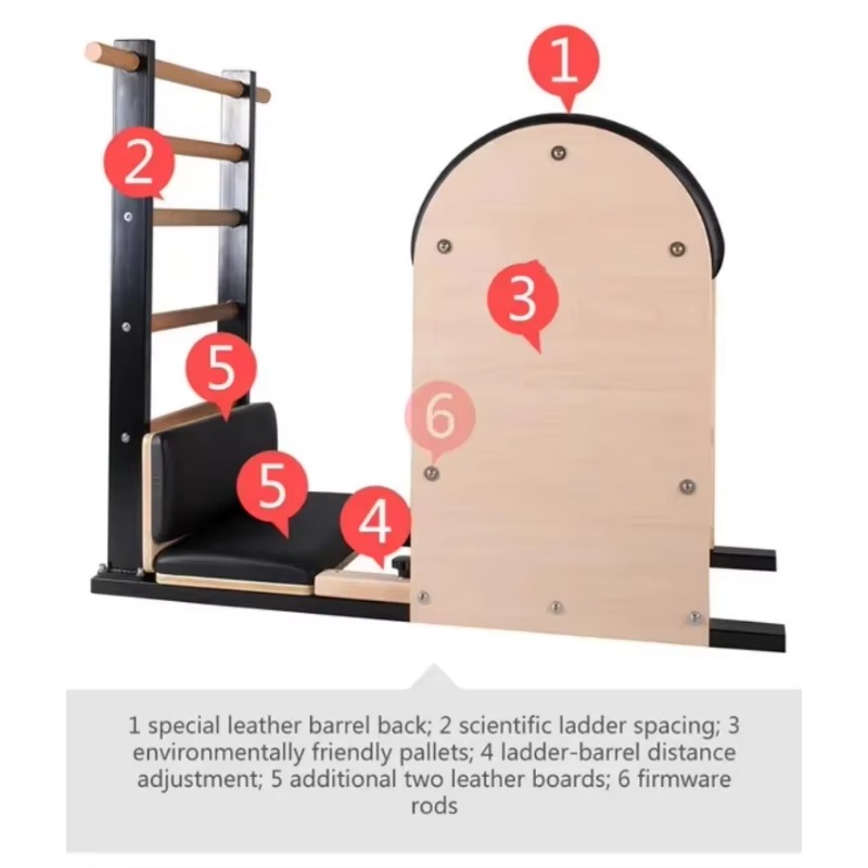 YTYIN Steel Ladder Barrel Wood – Pilates Yoga Body recenzja i cena