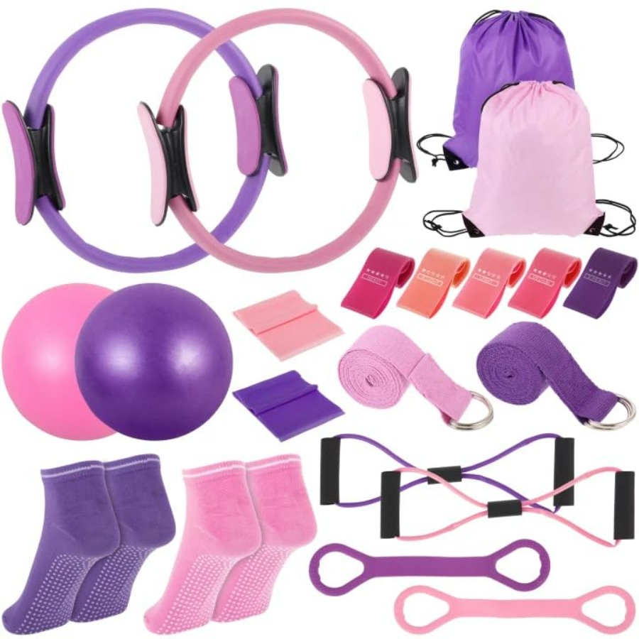 21 Pcs Pilates Ring Circle Set – Pilates Yoga Ball recenzja i cena