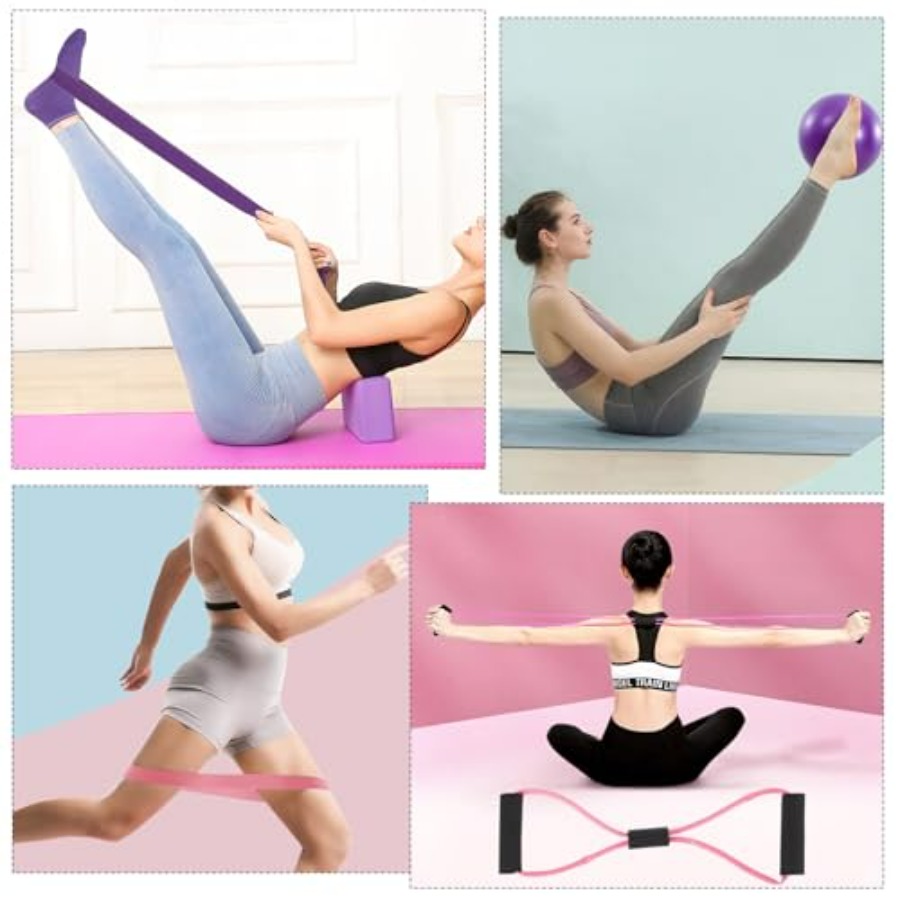 21 Pcs Pilates Ring Circle Set – Pilates Yoga Ball recenzja i cena