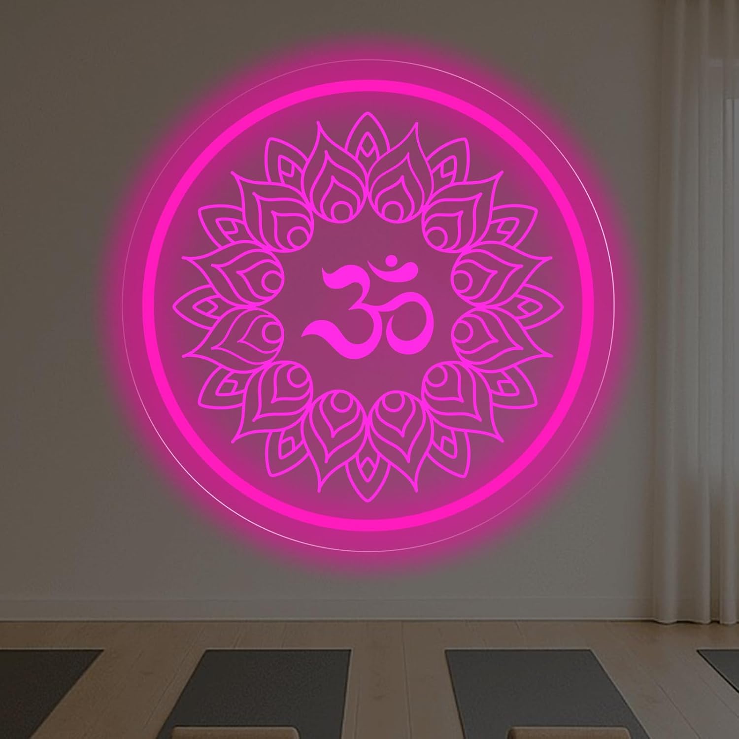 Om Mandala Neon Sign USB Power – Pilates And Yoga Studio recenzja i cena