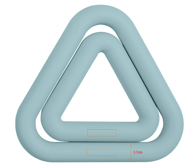Triangle Iron Ring Yoga Weight – Pilates Yoga Exercises recenzja i cena
