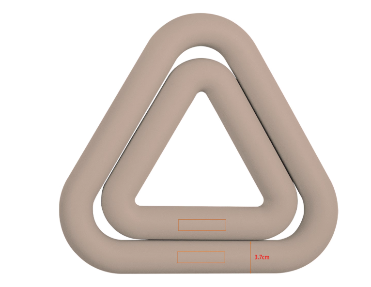 Triangle Iron Ring Yoga Weight – Pilates Yoga Exercises recenzja i cena
