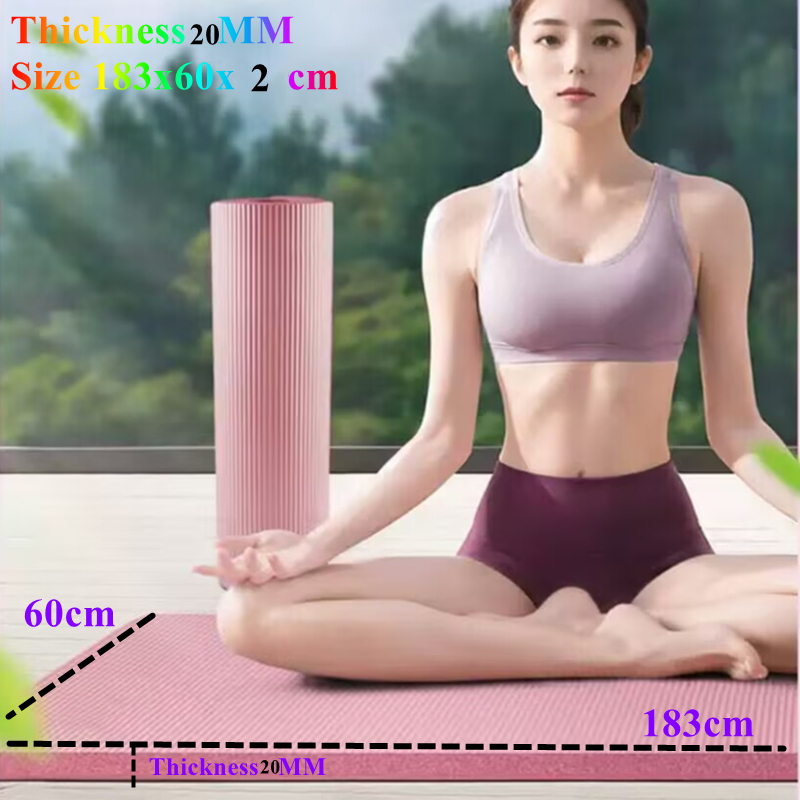 20MM Yoga Mat Anti-skid 183×60 – Pilates Yoga Matte recenzja i cena