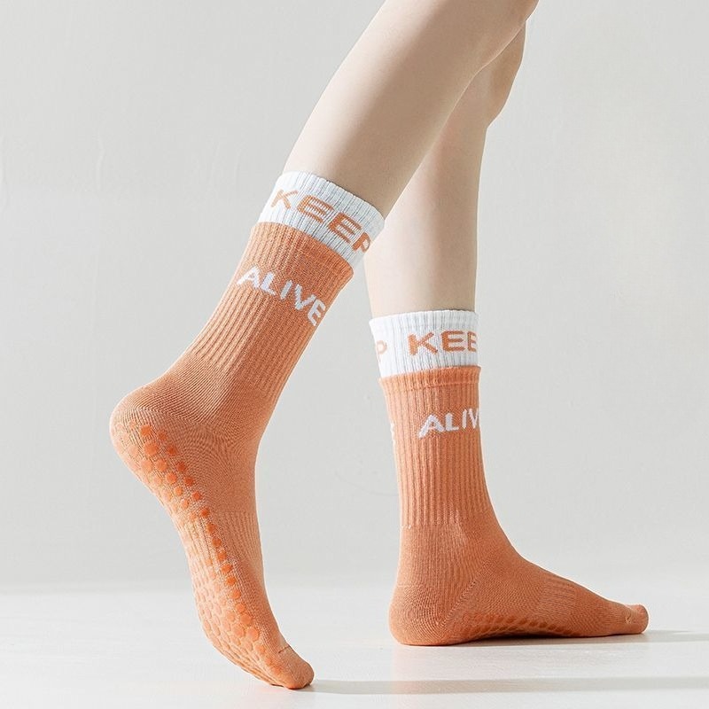 Women's Non-Slip Yoga Socks wi – Pilates Yoga Exercises recenzja i cena