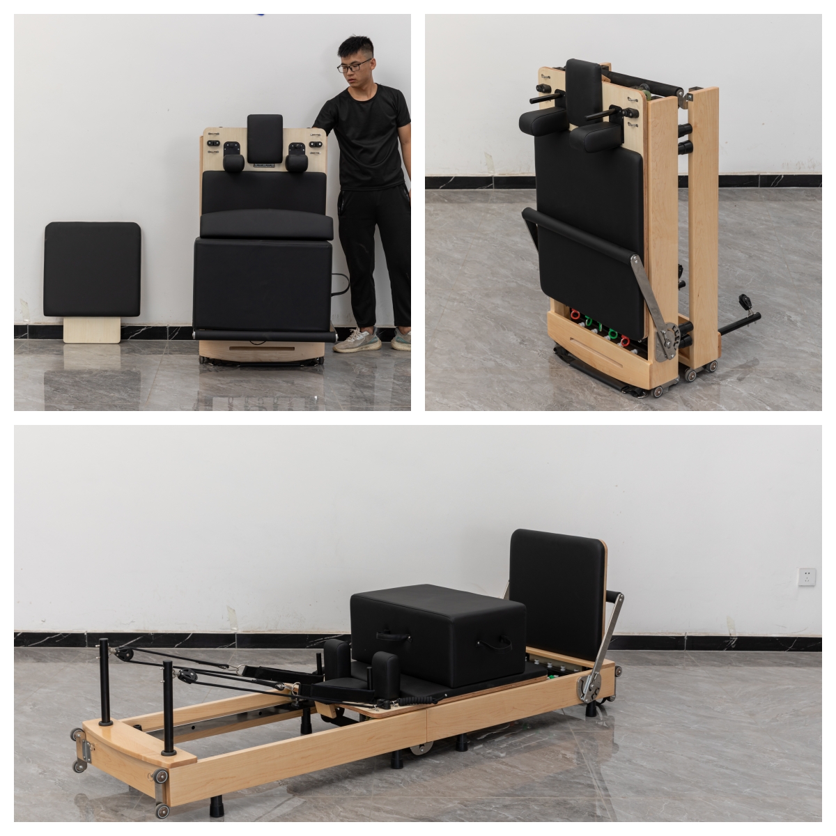 Pilates Foldable Reformer Set  – Pilates Yoga Machine recenzja i cena