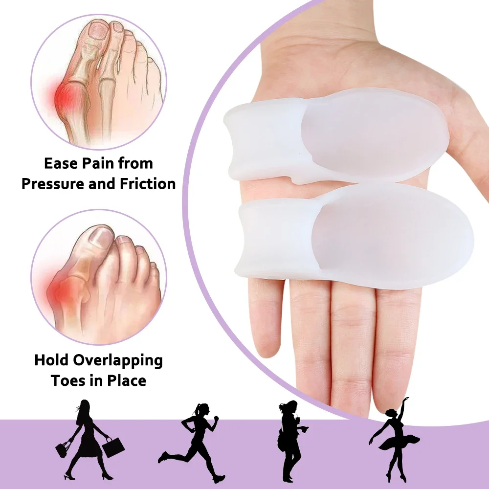 2/4/8Pcs Spacer Gel Big Bunion – Toe Separator Silicon recenzja i cena