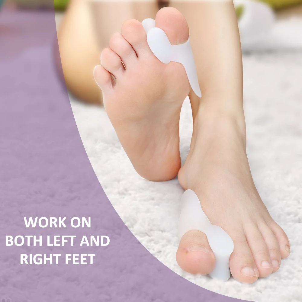 2/4/8Pcs Spacer Gel Big Bunion – Toe Separator Silicon recenzja i cena