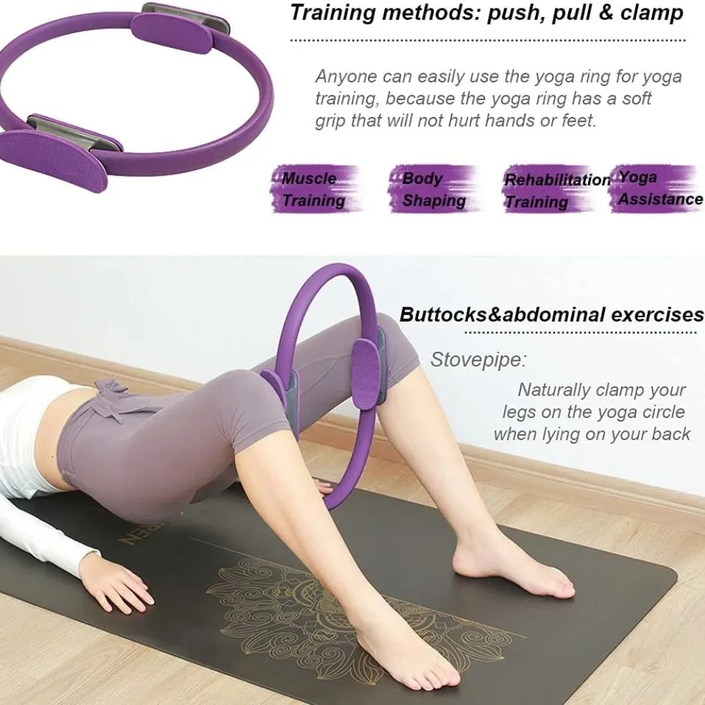1Pcs Yoga Pilates Ring Non-sli – Pilates Yoga Resistance Ring recenzja i cena