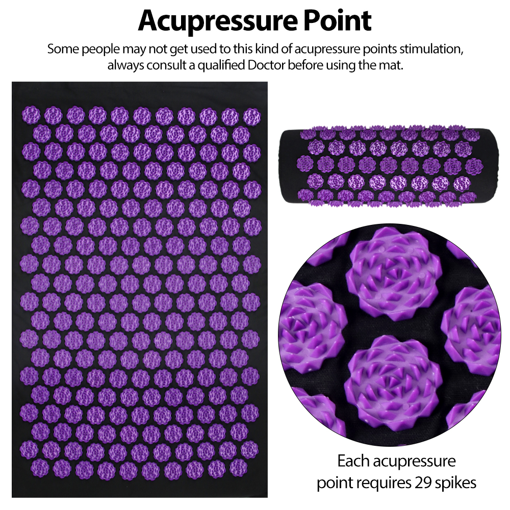 Acupressure Yoga Mat Kuznetsov – Pilates Yoga Matte recenzja i cena