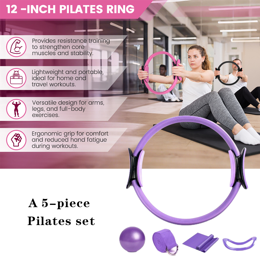 Customized LOGO 5-Piece Home G – Pilates Yoga Resistance Ring recenzja i cena