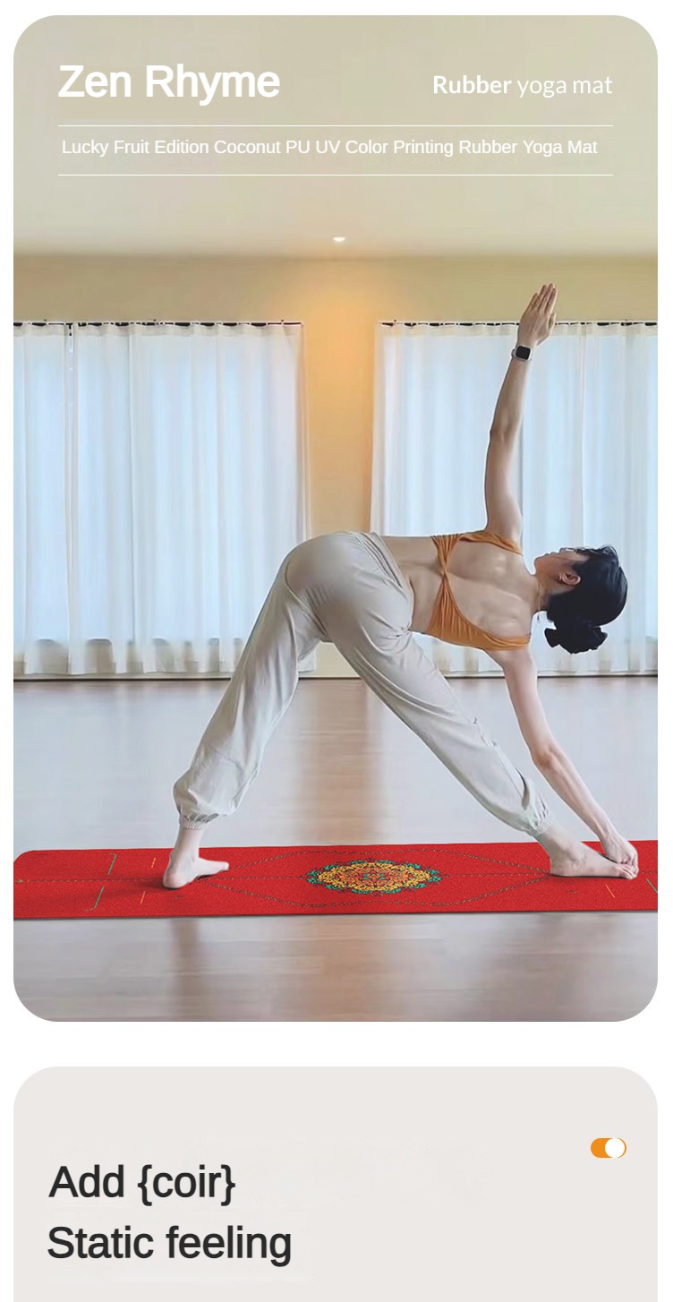 Zen Rhyme Frosted Pu Natural R – Pilates Yoga Matte recenzja i cena