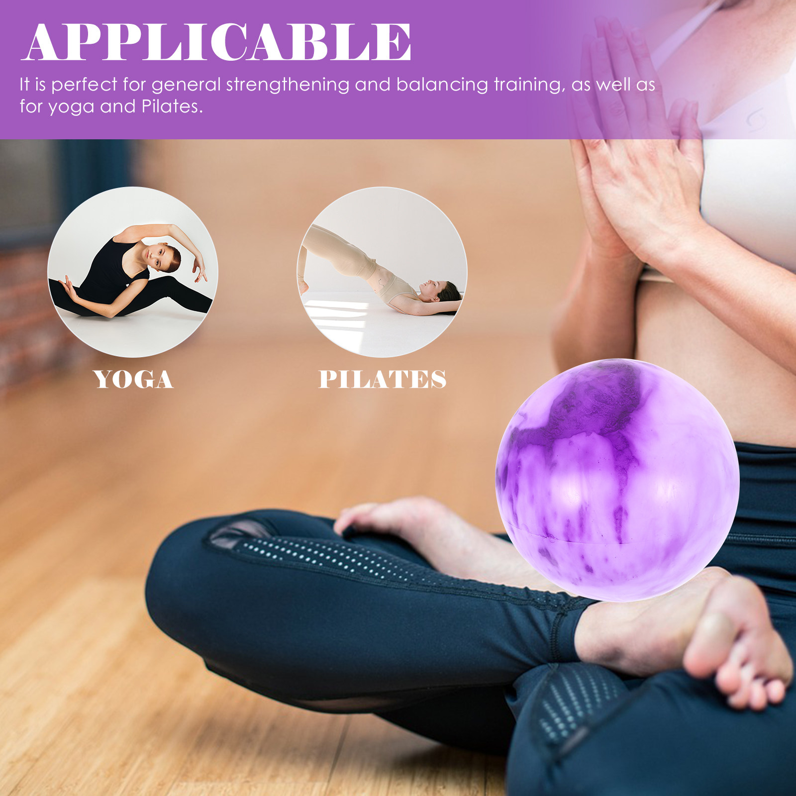 Small Yoga Ball PVC High Stren – Pilates Yoga Ball recenzja i cena