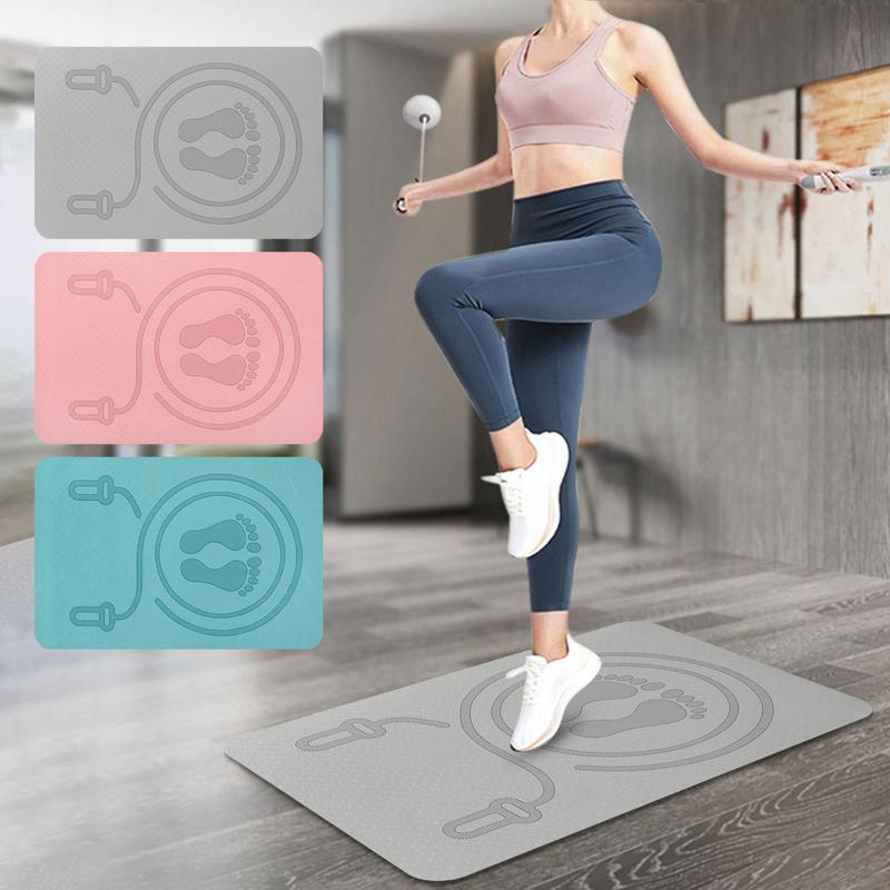 6mm Jump Rope Mat TPE Material – Pilates Yoga Matte recenzja i cena