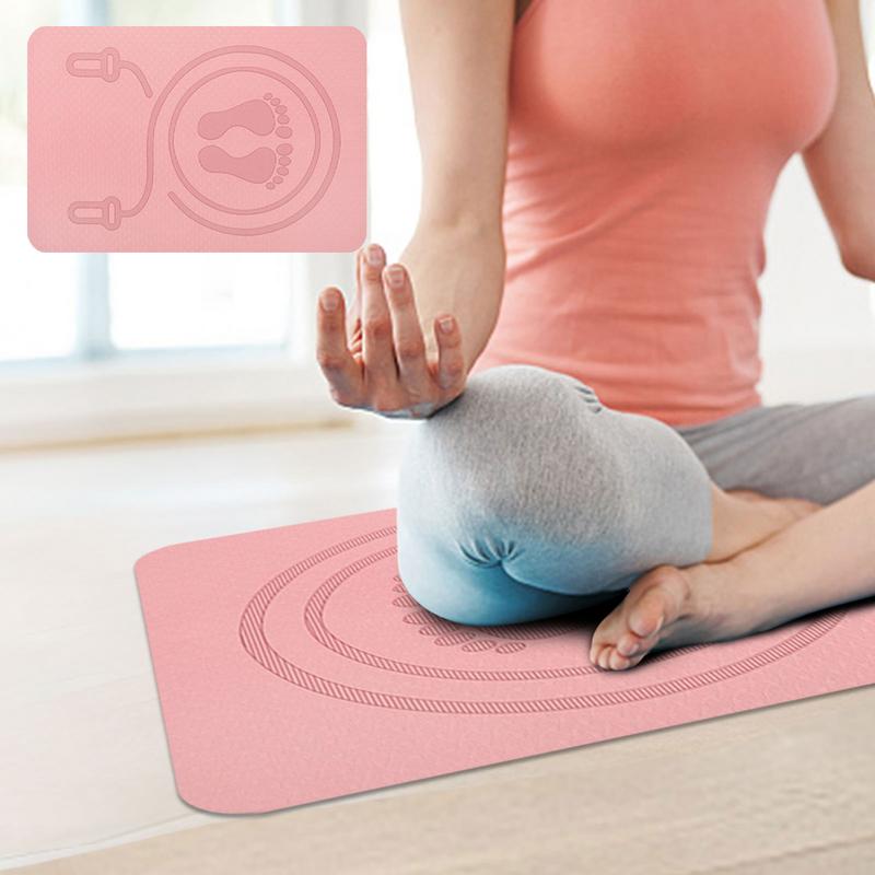 6mm Jump Rope Mat TPE Material – Pilates Yoga Matte recenzja i cena