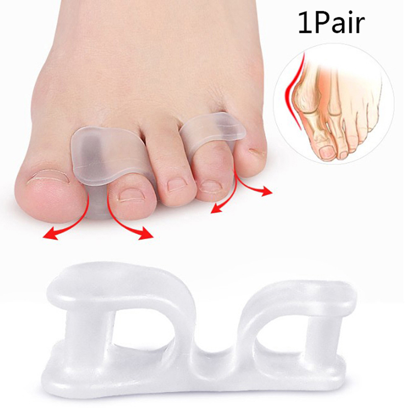 1 Pair Big Toe Two Hole Thumb  – Toe Separator Silicon recenzja i cena