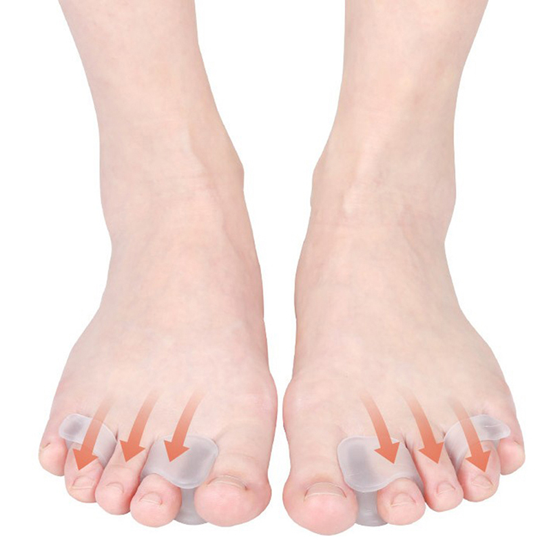 1 Pair Big Toe Two Hole Thumb  – Toe Separator Silicon recenzja i cena