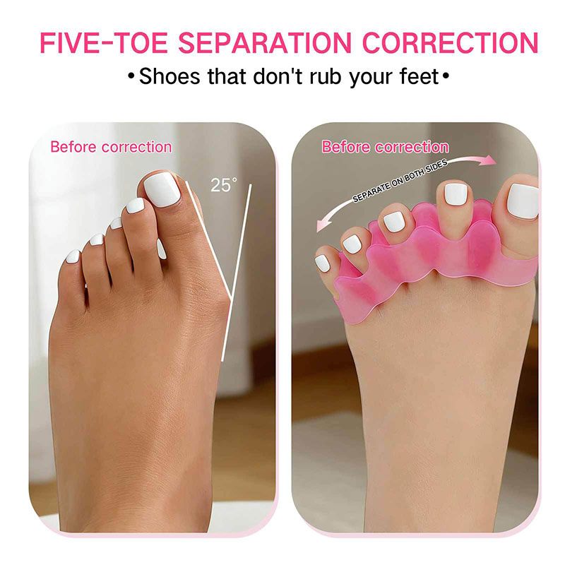 1Pair Silicone Toe Separators  – Toe Separator Silicon recenzja i cena