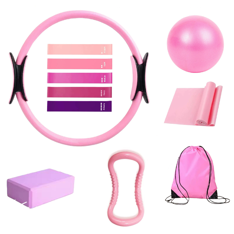Pilates 11-Piece Set, Includes – Pilates Yoga Resistance Ring recenzja i cena