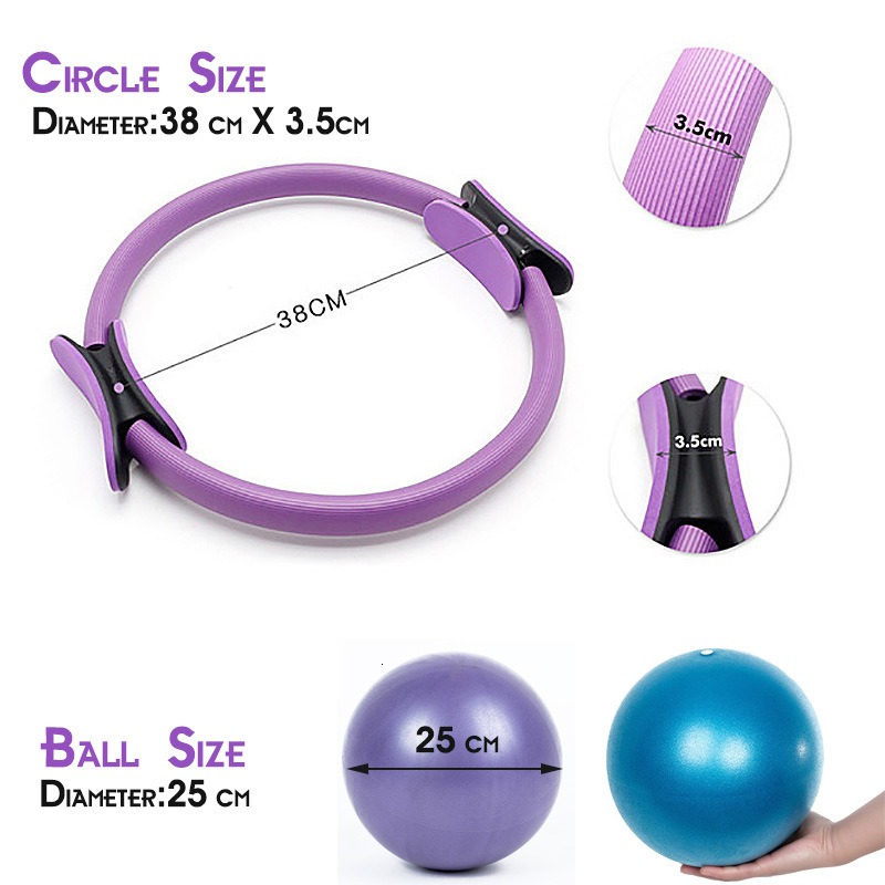 25cm Yoga Pilates Ring Set wit – Pilates Yoga Resistance Ring recenzja i cena