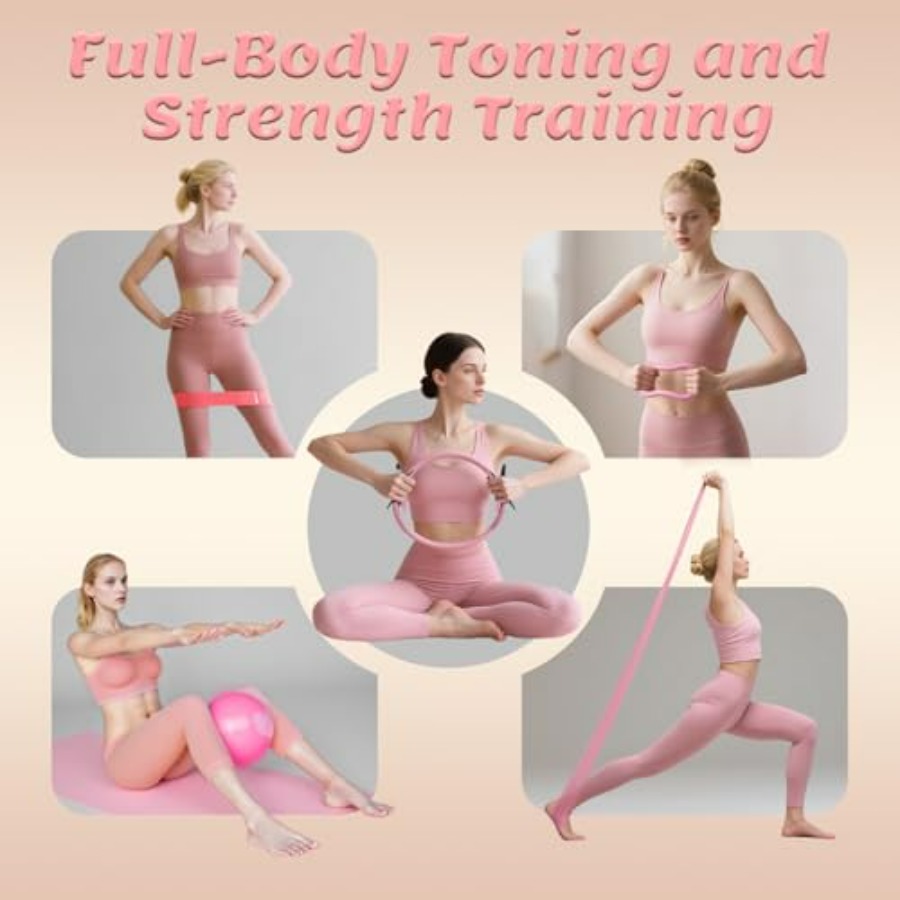 Pilates Equipment Kit for Wome – Pilates Yoga Resistance Ring recenzja i cena