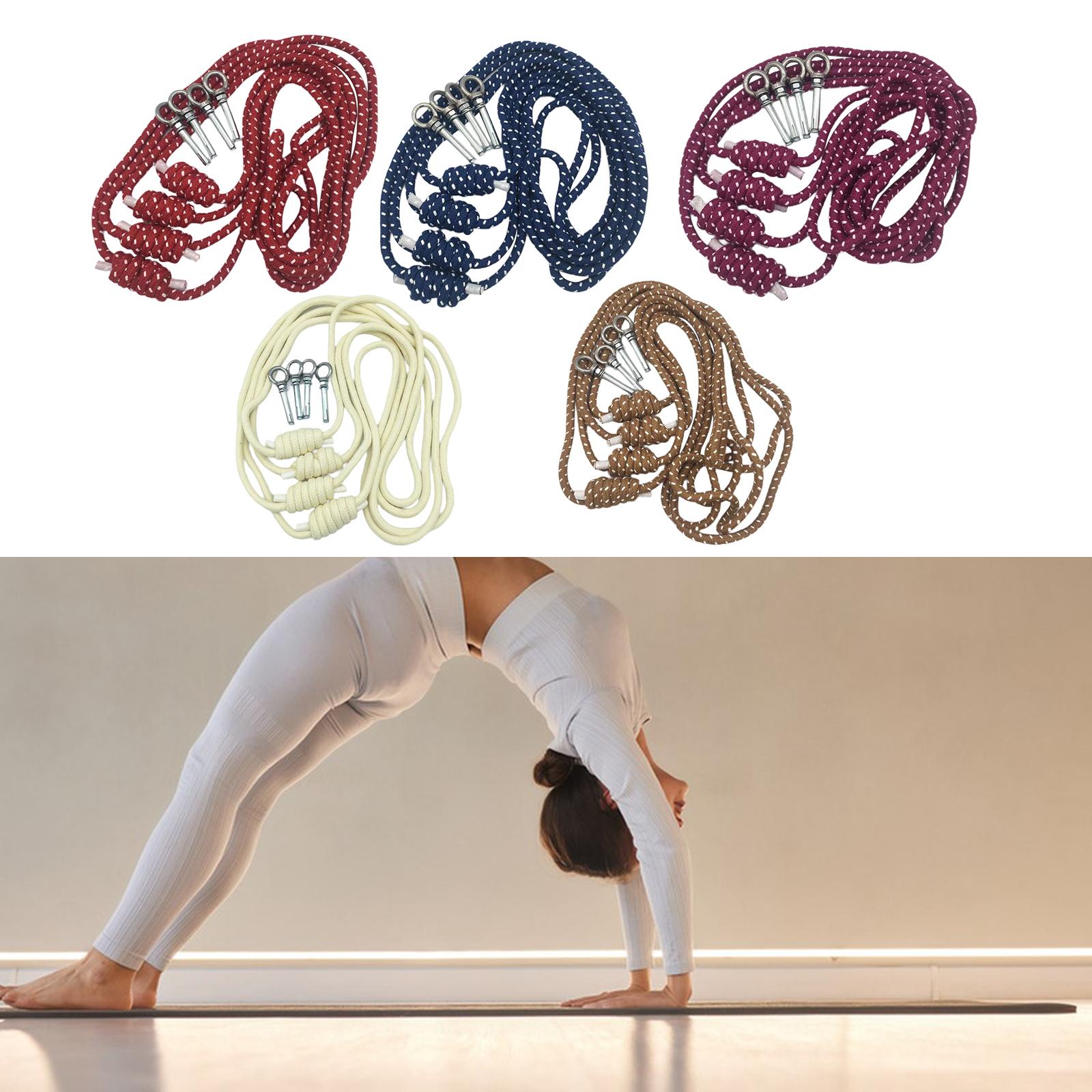 Adjustable Cotton Yoga Wall Ro – Pilates And Yoga Studio recenzja i cena