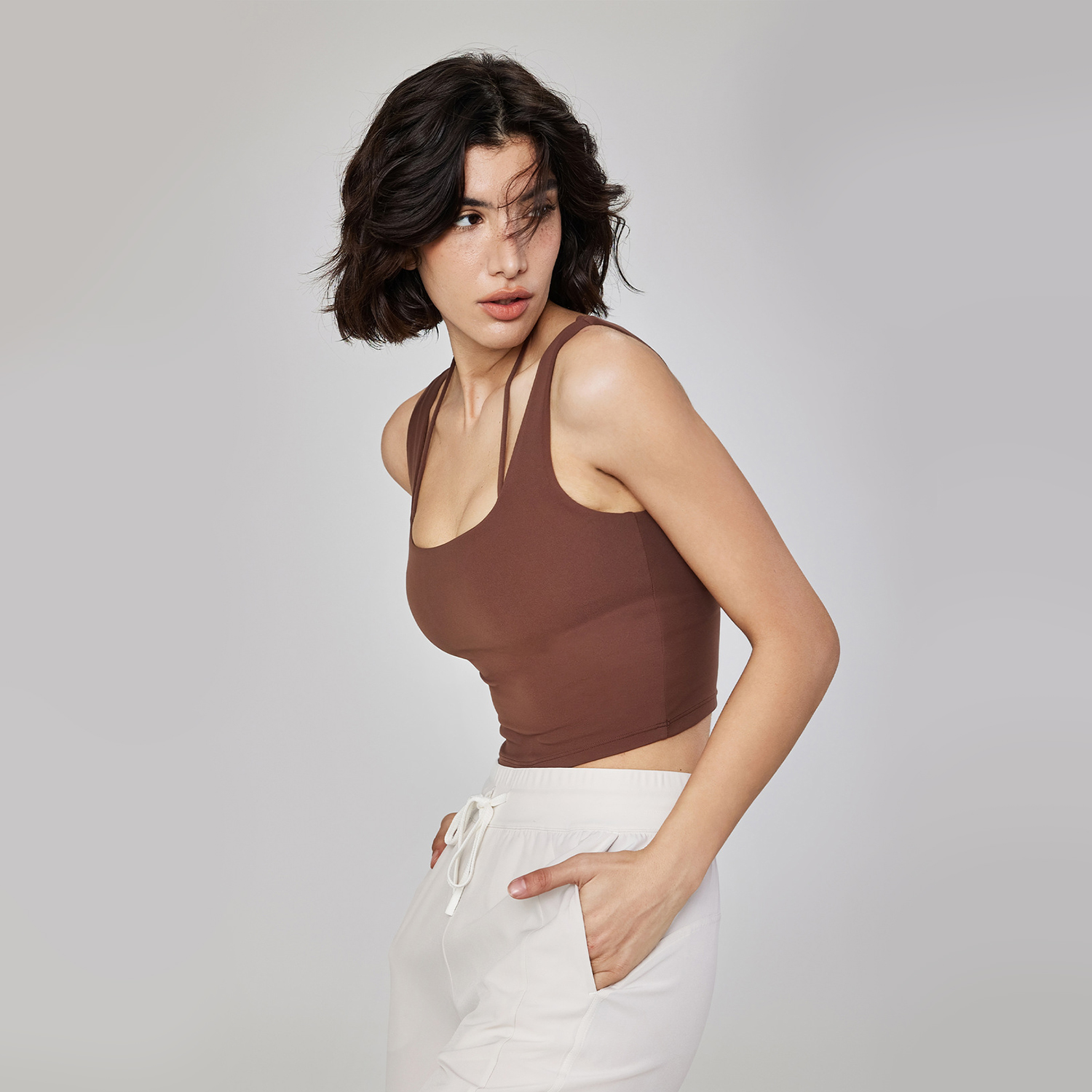 Nude Feel Fake Two-Piece Sport – Pilates Yoga Exercises recenzja i cena