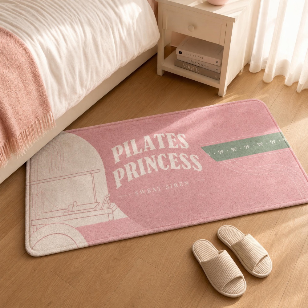 Soft Flannel Rectangular Floor – Pilates Yoga Garage recenzja i cena